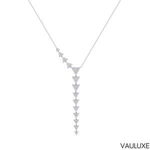Luxury 18k Jewelry Pendant White Gold Italian Style Round Shape Diamonds VS-SI